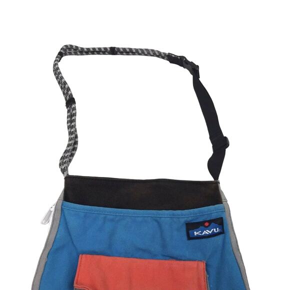 kavu rope crossbody purse colorblock Grey, Peach - Picture 3 of 6